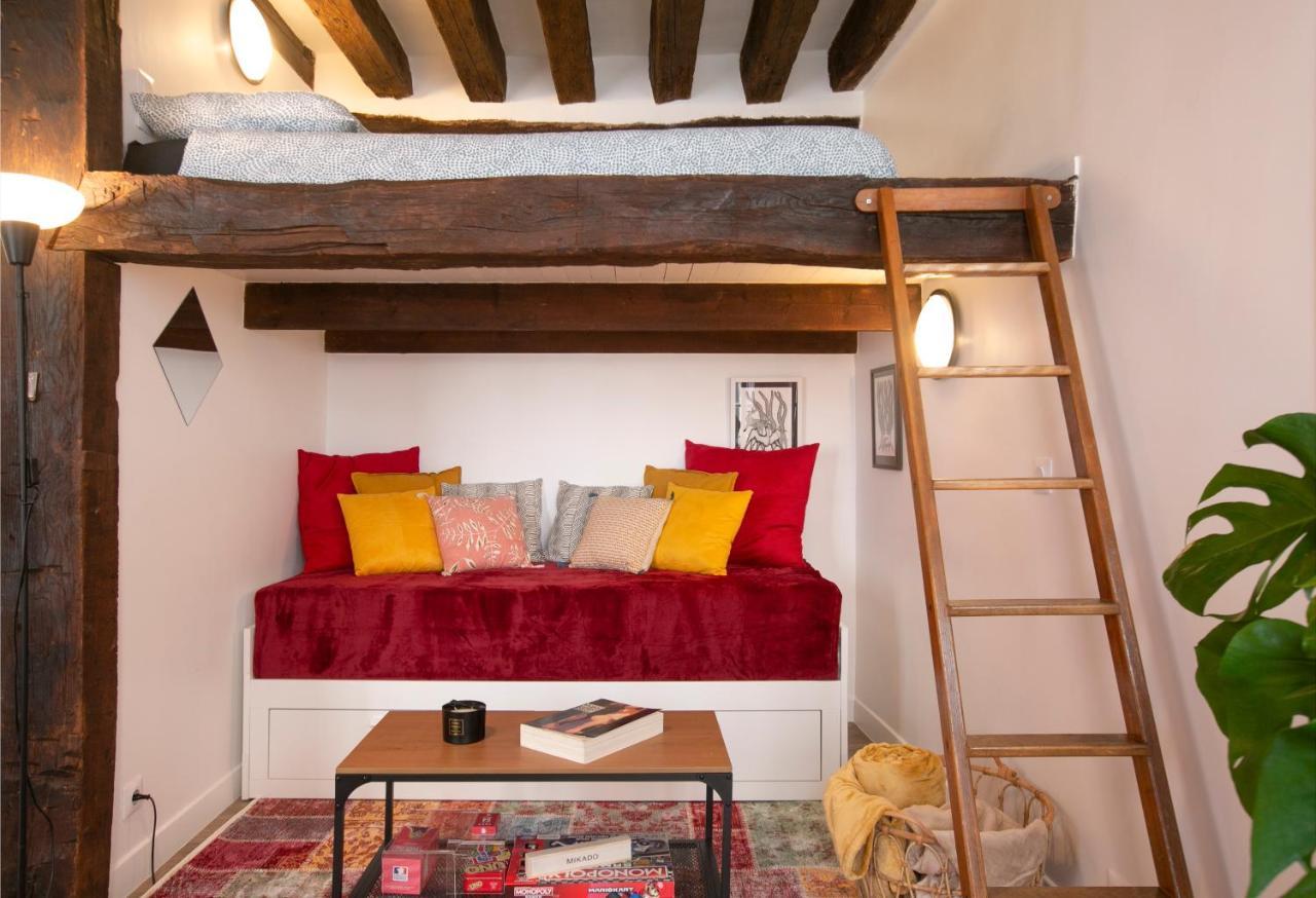 Authentic Apartment In Center Of Parisian Marais מראה חיצוני תמונה